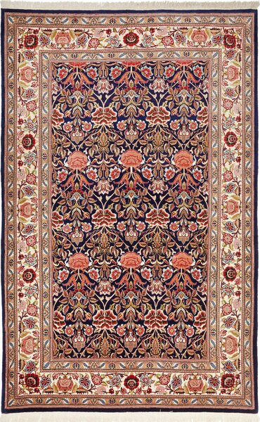 Tappeto Ilaam Persia Floreale Blu Rosso 140x222 Cm