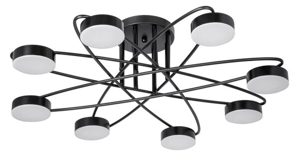 Lampadario a plafone LED 8xLED/7W/230V 3000-6000K diametro 70 cm nero