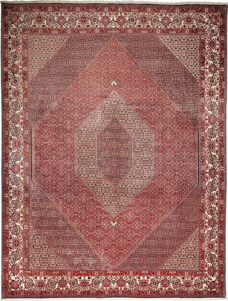 Tappeto Bidjar Persia Medaglione Rosso Beige 296x390 Cm