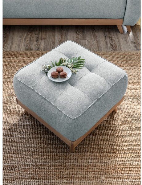 Poggiapiedi grigio chiaro Dazzling Daisy - Miuform
