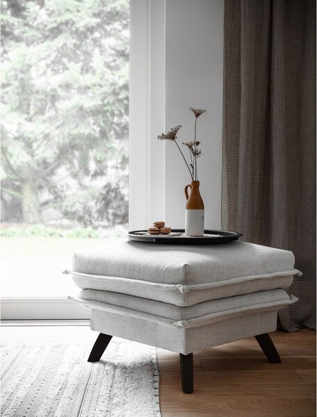 Pouf beige chiaro Charming Charlie - Miuform