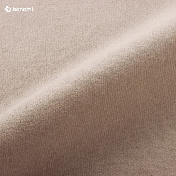 Divano letto angolare in velluto beige (angolo sinistro) Sweet Harmony - Miuform