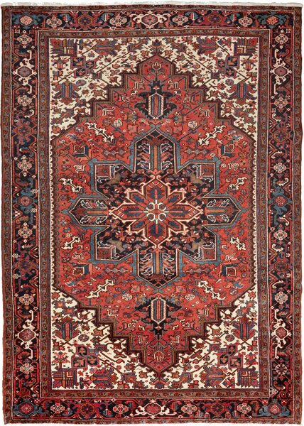 Tappeto Gorawan Persia Geometrico Terracotta Indaco 240x330 Cm