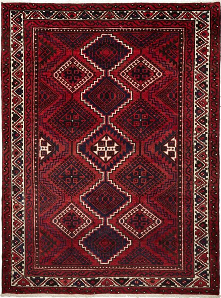 Tappeto Lori Persia Geometrico Rosso Blu 227x300 Cm