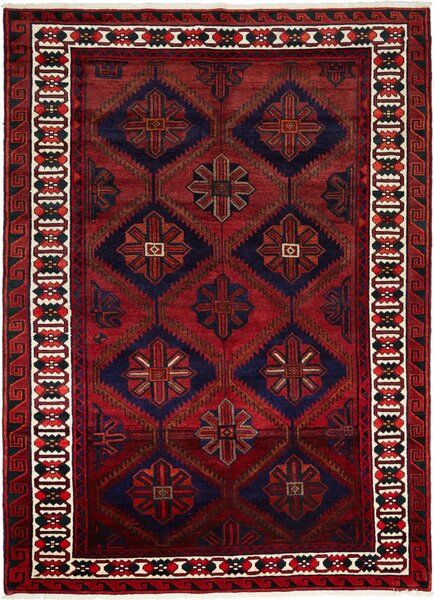 Tappeto Lori Persia Geometrico Rosso Blu 200x270 Cm