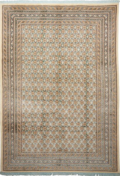 Tappeto Mc Carpet Persia Floreale Celeste Beige 210x306 Cm