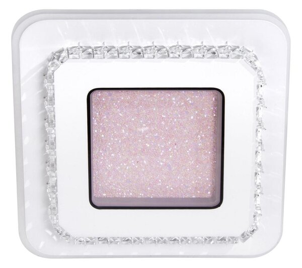 Plafoniera LED LED/24W/230V 3000-6000K 20x20 cm bianco/rosa