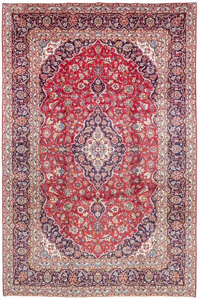Tappeto Ardakan Persia Medaglione Rosso Blu Scuro 248x372 Cm