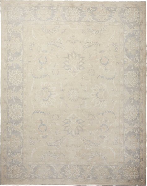 Tappeto Zigler Fine Pakistan Floreale Beige Grigio Perla 240x309 Cm