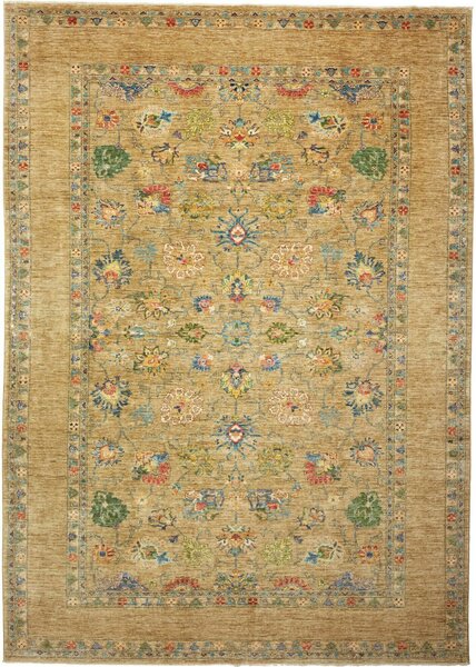 Tappeto Zigler Fine Pakistan Floreale Sabbia Policromo 242x346 Cm