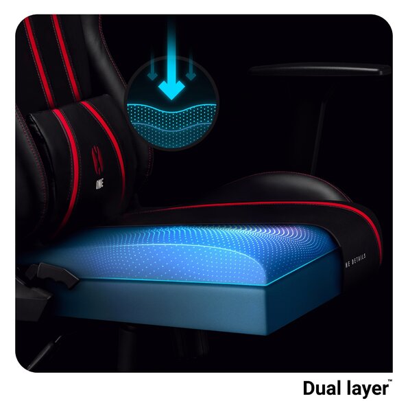 Sedia Da Gaming Diablo X-One 2.0 Small: Nero-Rosso