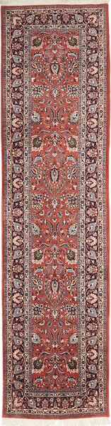 Tappeto Bidjar Persia Floreale Rosso Blu 76x291 Cm