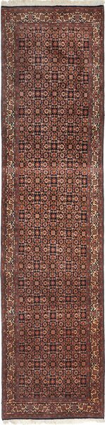 Tappeto Bidjar Persia Geometrico Marrone Rosso 70x290 Cm