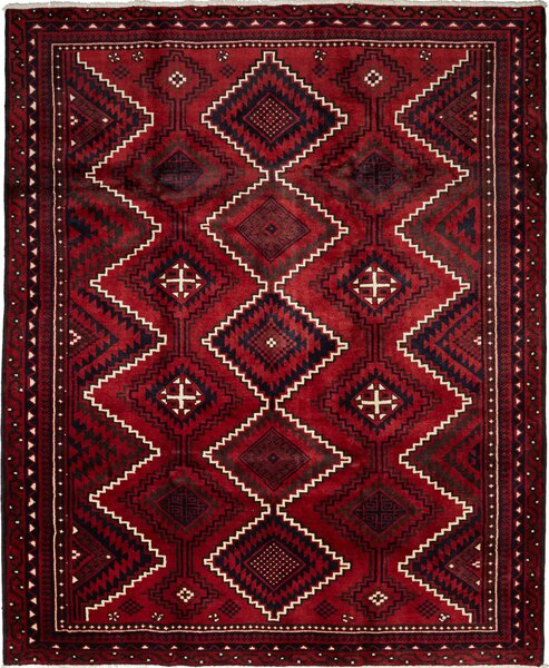 Tappeto Lori Persia Astratto Rosso Blu 237x290 Cm