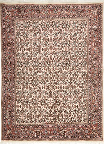Tappeto Bidjar Persia Floreale Crema Rosso Mattone 169x226 Cm