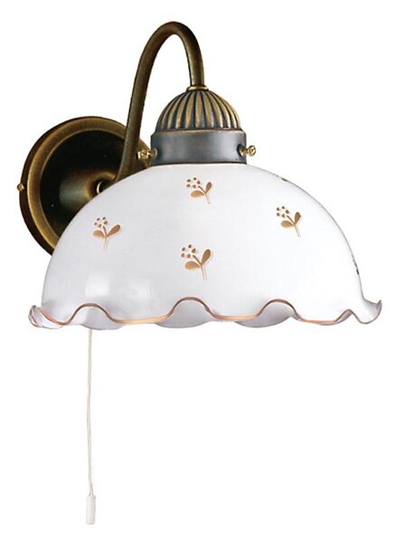 Kolarz 731.61.160 - Applique NONNA 1xE27/75W/230V motivo floreale, finitura oro rosa
