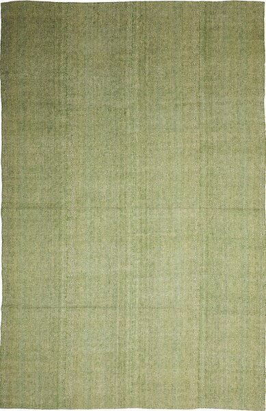 Tappeto Kilim Persia Tinta Unita Verde Chiaro 195x306 Cm