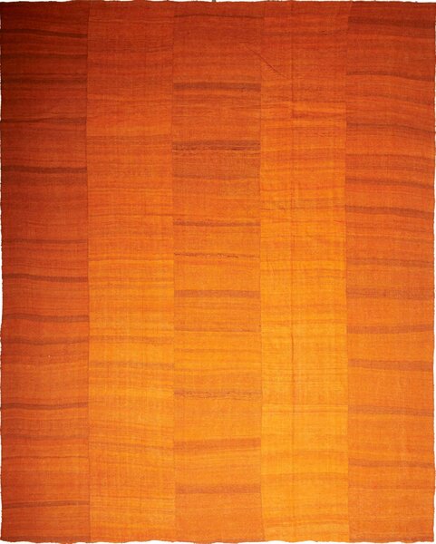 Tappeto Patch Persia Astratto Arancione Ocra 316x393 Cm