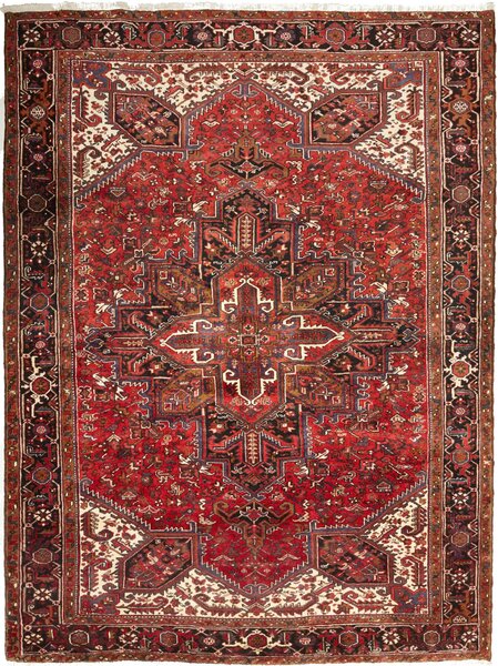Tappeto Gorawan Persia Geometrico Rosso Blu 248x330 Cm