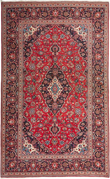 Tappeto Ardakan Persia Medaglione Rosso Blu 192x310 Cm