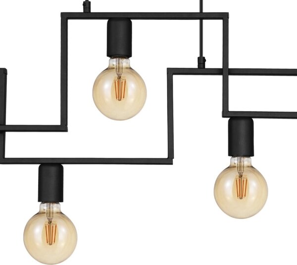 Eglo 43365 - Lampadario a sospensione con filo FEMBARD 7xE27/60W/230V