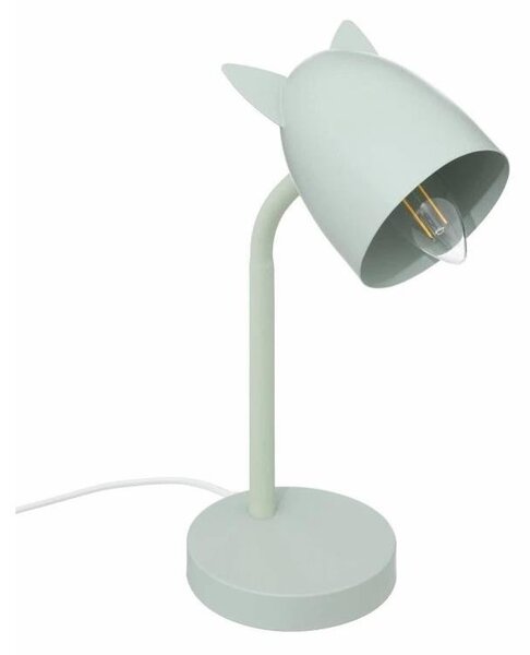 Atmosphera - Lampada da tavolo per bambini OREILLES 1xE14/40W/230V verde menta