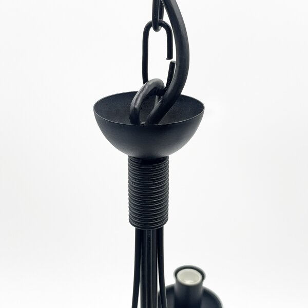 Lampadario a catena ANTON 5xE14/15W/230V nero