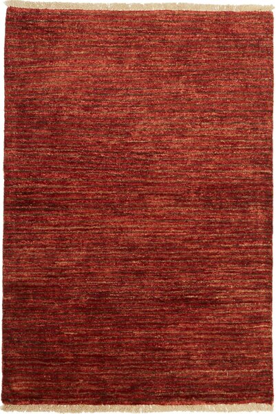 Tappeto Shayan Pakistan Astratto Rosso Bordeaux 79x115 Cm