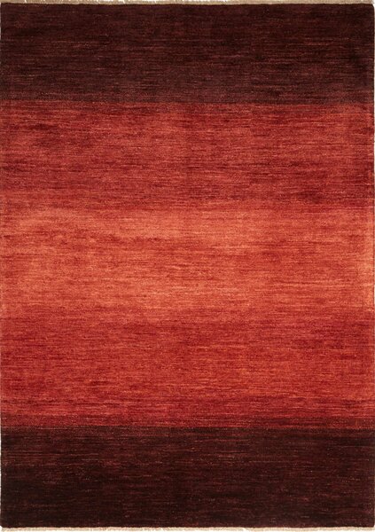 Tappeto Shayan Pakistan Astratto Terracotta Marrone Sfumato 123x183 Cm
