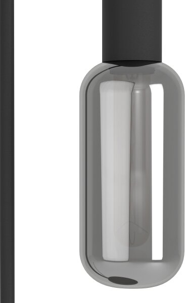 Eglo 901007 - Lampada da tavolo MAIONE 1xE27/4W/230V nera/fumé