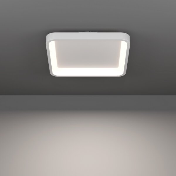 Eglo 901913 - Plafoniera LED RGBW dimmerabile LORETELLO-Z LED/20W/230V 35x35cm bianca