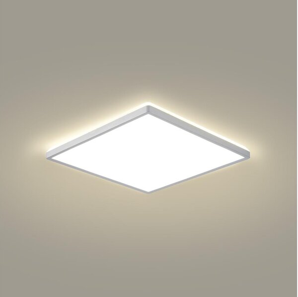 Brilagi - Plafoniera LED per bagno ultra sottile 18W/230V 30x30 cm argento IP54