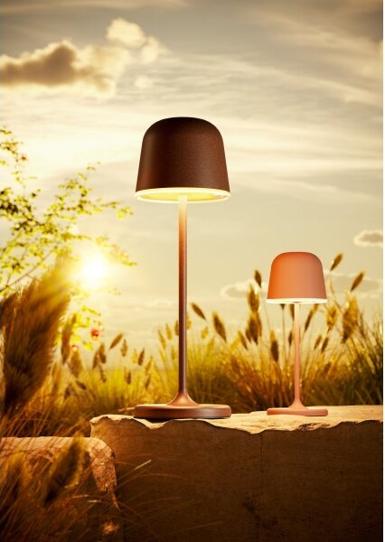 Eglo 901938 - Lampada da tavolo LED ricaricabile dimmerabile per esterni MANNERA-S LED/1,8W/5V IP54 arancione