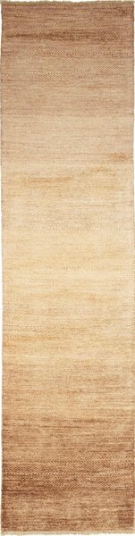 Tappeto Shayan Pakistan Astratto Beige Marrone Degradé 78x253 Cm