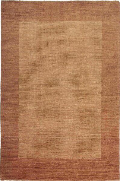 Tappeto Shayan Pakistan Geometrico Marrone Sabbia Caldo 165x245 Cm