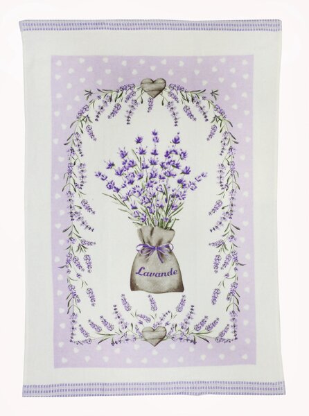 Strofinaccio da cucina Lavanda 50x70 cm