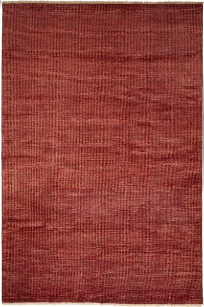 Tappeto Shayan Pakistan Astratto Terracotta Bruciata 153x211 Cm
