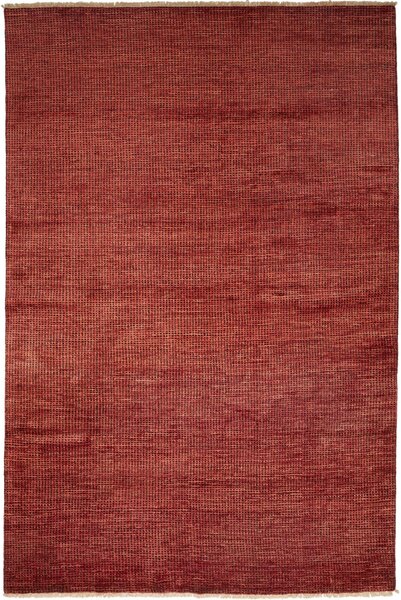 Tappeto Shayan Pakistan Astratto Terracotta Rosso Mattone 195x301 Cm