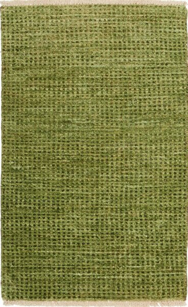 Tappeto Shayan Pakistan Astratto Verde Muschio 59x96 Cm