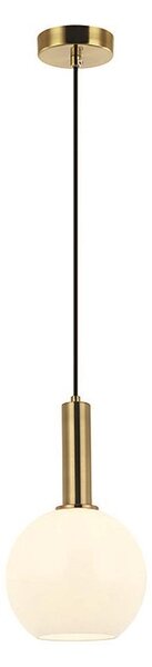 Zambelis 22071 - Lampadario a sospensione con filo 1xE27/40W/230V diametro 20 cm oro