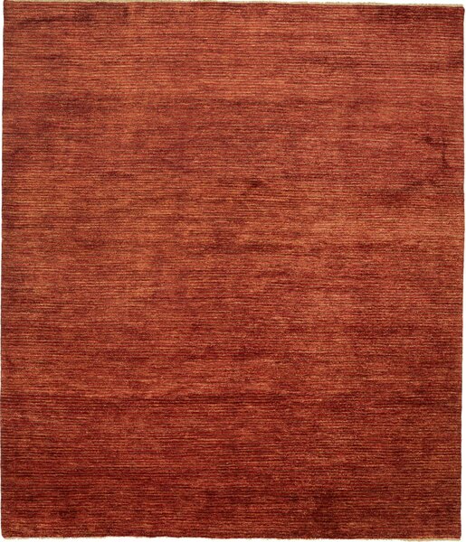 Tappeto Shayan Pakistan Tinta Unita Terracotta Intenso 256x297 Cm