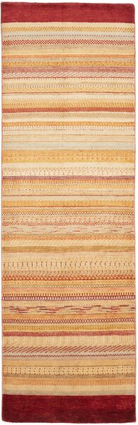 Tappeto Royal Gabbeh Pakistan Astratto Crema Rosso 79x249 Cm