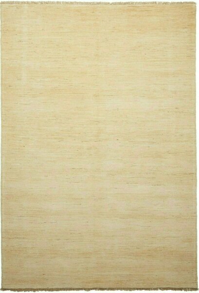 Tappeto Shayan Pakistan Tinta Unita Beige Chiaro 150x208 Cm