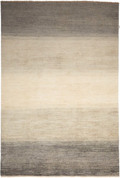 Tappeto Shayan Pakistan Astratto Grigio Beige Sfumato 153x202 Cm