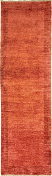 Tappeto Shayan Pakistan Geometrico Arancio Terracotta 76x199 Cm