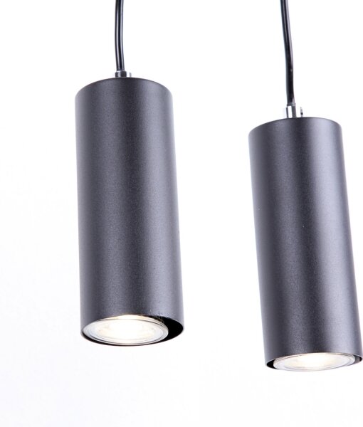 Globo 57911-4HB - Lampadario a sospensione con filo ROBBY 4xGU10/35W/230V nero