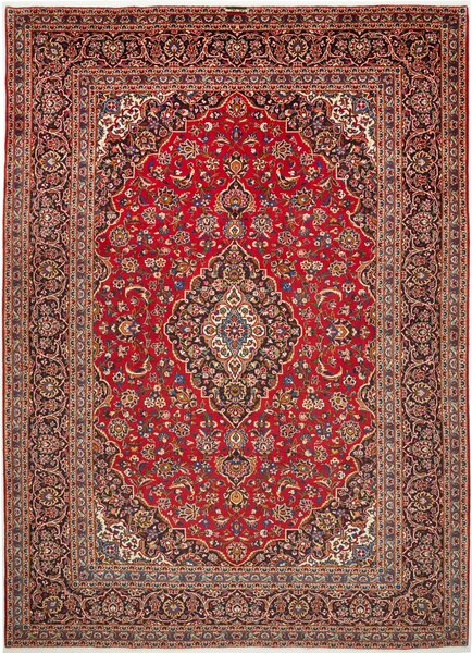 Tappeto Ardakan Persia Medaglione Rosso Blu 266x370 Cm