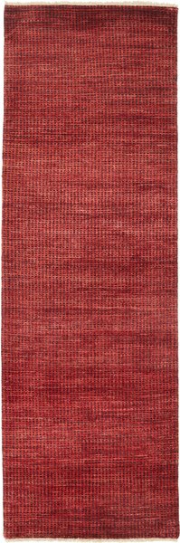 Tappeto Shayan Pakistan Geometrico Rosso Bordeaux 80x252 Cm