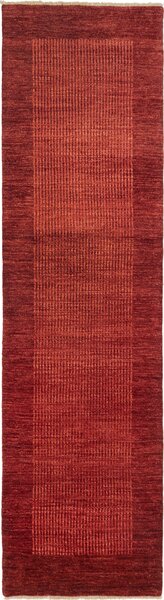 Tappeto Shayan Pakistan Geometrico Rosso Mattone 76x292 Cm