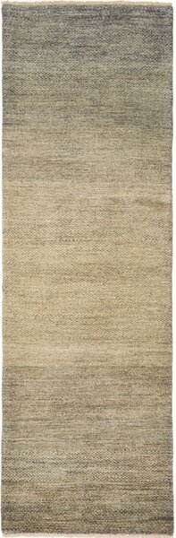 Tappeto Shayan Pakistan Astratto Grigio Beige Sfumato 78x244 Cm